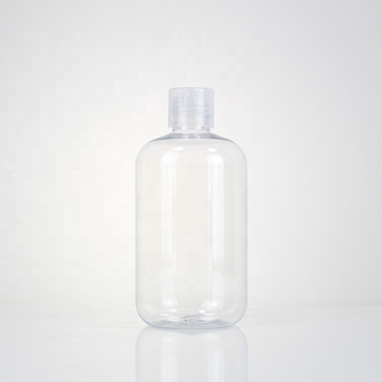 FLIP TOP 350ML Пустой настроек Pet Plastic Plast Cleanpparent бутылка шампуня
