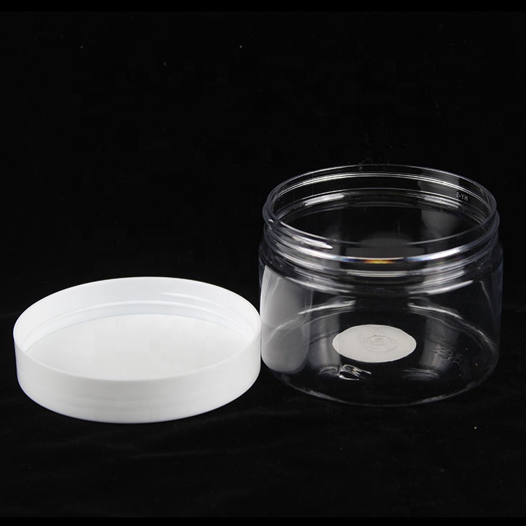 Оптовая продажа крема 250 мл широкая рот рта для косметики прозрачная пластиковая банка PET Preform