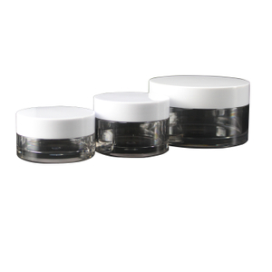 Низкий MOQ индивидуальные прозрачные косметические упаковки кремовый крем для лица косметическая упаковка бутылки для впрыска