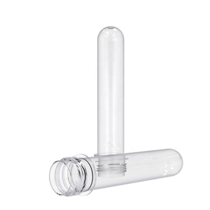 Очищающая пена прозрачная пластиковая бутылка для воды Широкий рот Pet Preform Tube 23 GM