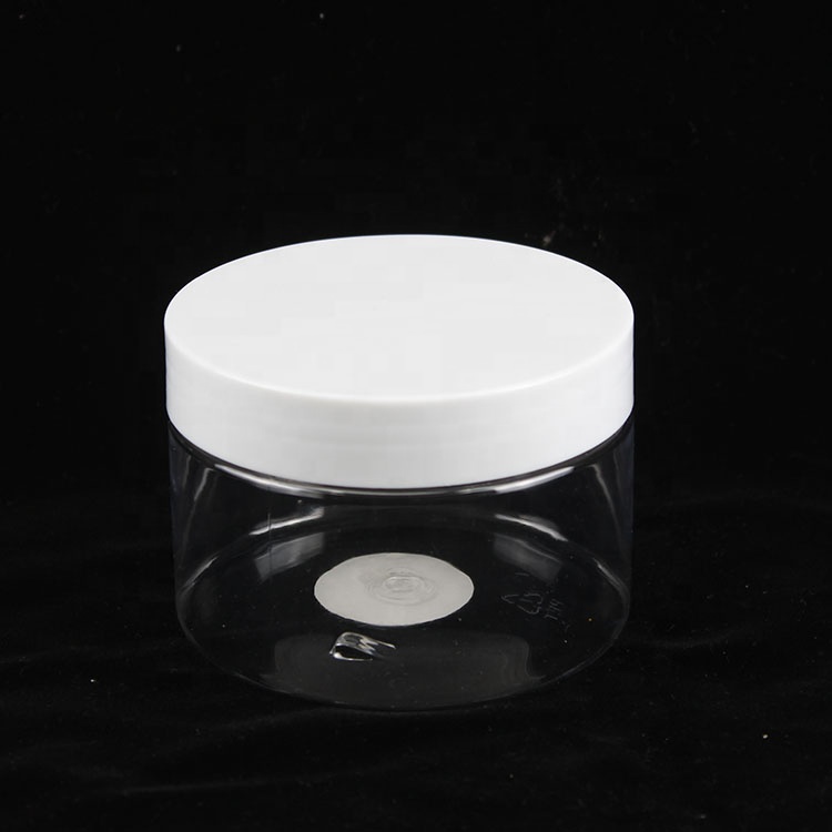 Оптовая продажа крема 250 мл широкая рот рта для косметики прозрачная пластиковая банка PET Preform
