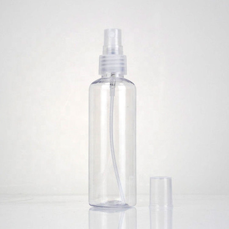 Круглый корпус Pet Plastic Travel Place Pocket Pocket Размер Spray Squeeze Back Sizitizer Бутылка