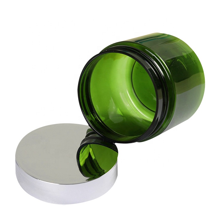 30 г 40 г 50 г 80 г зеленый крем косметический ПЭТ пластиковая банка с крышкой для ухода за кожей