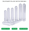 Очищающая пена прозрачная пластиковая бутылка для воды Широкий рот Pet Preform Tube 23 GM