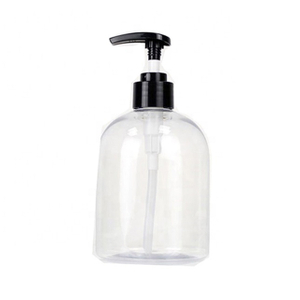Упаковка для ухода за кожей Прозрачный дозатор на 500 мл Производители прозрачного пластика Бутылки для крема для лосьона