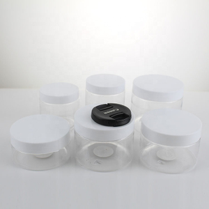 Необработанный крем для тела ECO Биоразлагаемый 16 унций прозрачная косметическая пластиковая банка 50 мл